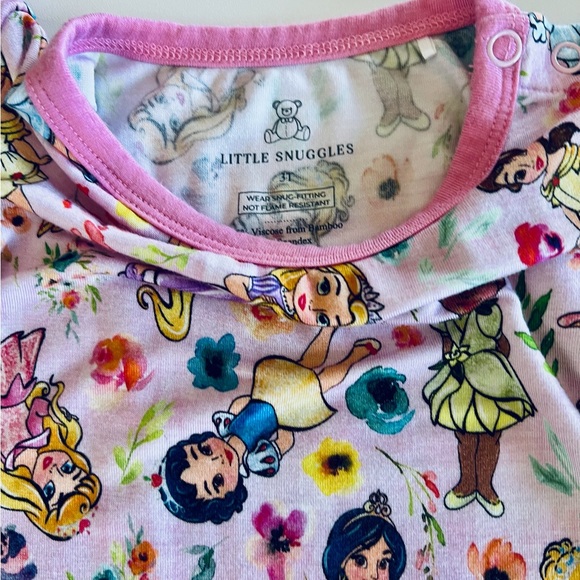 Little snuggles bamboo Princess Print Dress size 3t - Picture 5 of 6